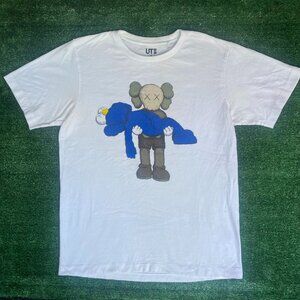 Uniqlo KAWS Companion Gone Shirt White Hype Art Logo Tee